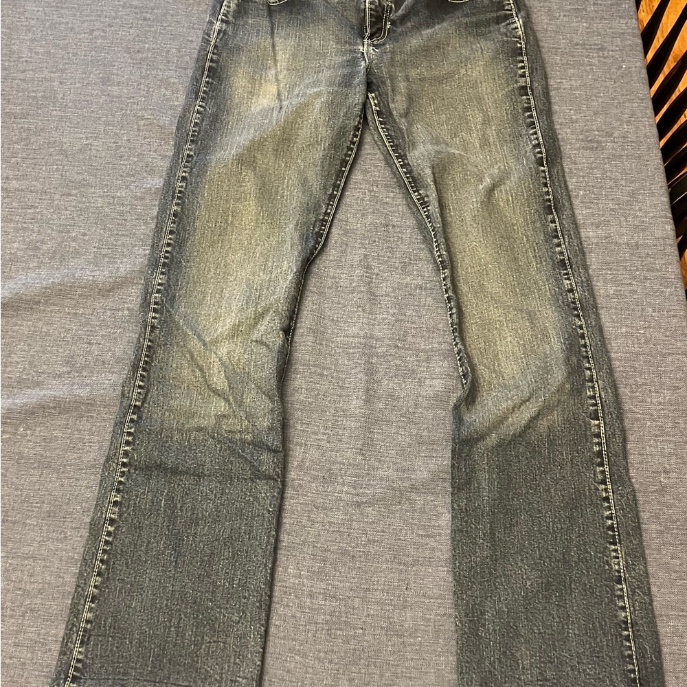 Q Baby Wrangler Dark Wash Riding Jeans!